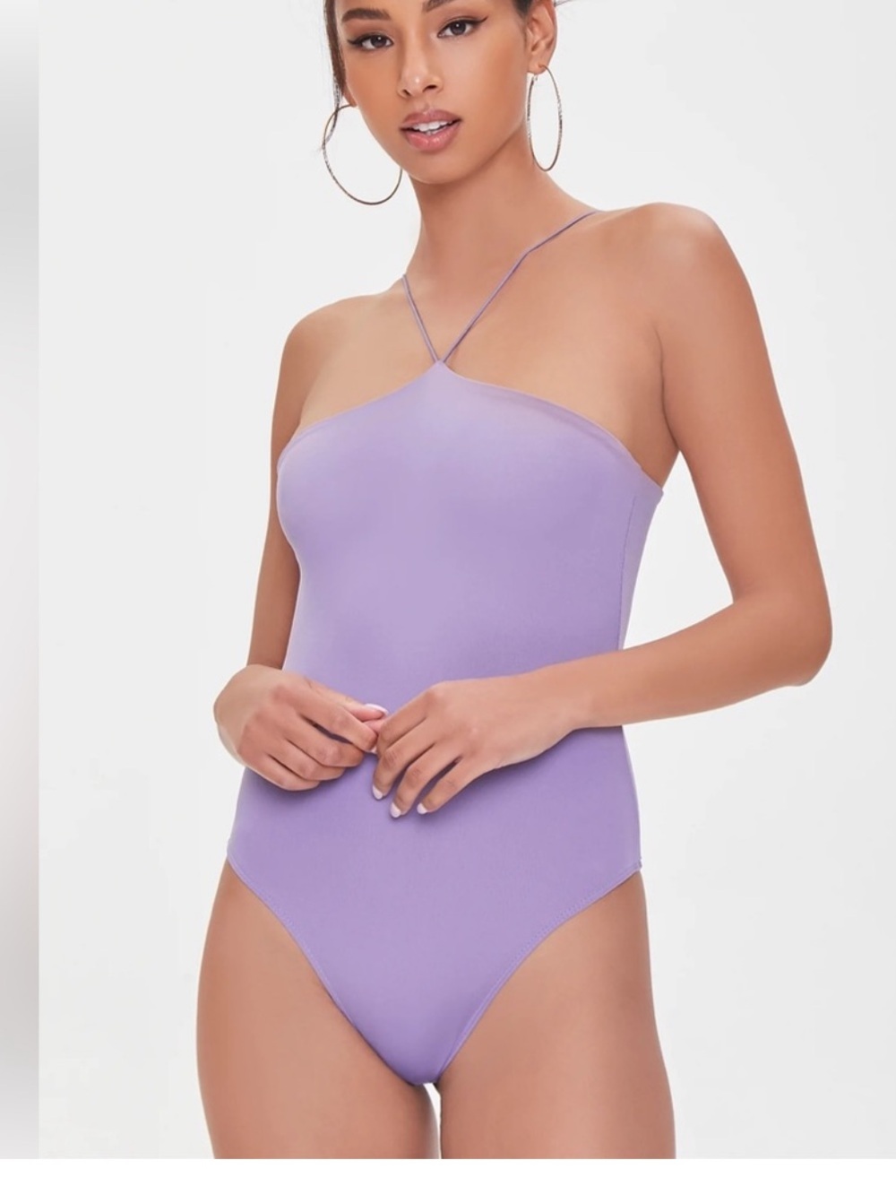 ☀️ Forever 21 ☀️ cool toned purple bodysuit